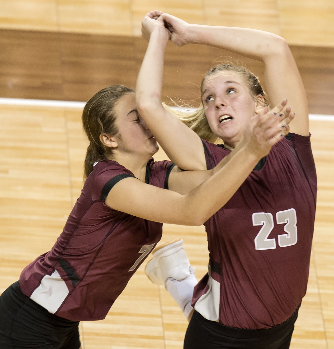 D-2 state volleyball, BDS vs. Wynot, 11.8